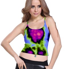 Insane Color Spaghetti Strap Bra Top by TRENDYcouture