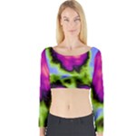 Insane Color Long Sleeve Crop Top