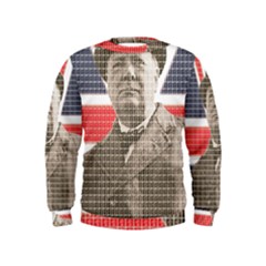 Winston Churchill Kids  Sweatshirt by cocksoupart