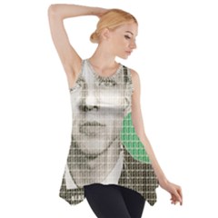 Sinatra Mug Shot Side Drop Tank Tunic