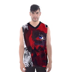 Eagle Face Men s Basketball Tank Top by DryInk