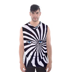 Zebra Eyes Men s Basketball Tank Top by DryInk