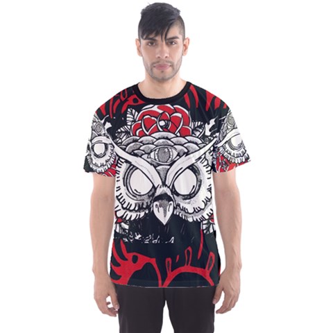 Dark Owl Men s Sport Mesh Tee by DryInk