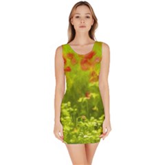 Poppy I Sleeveless Bodycon Dress by colorfulartwork