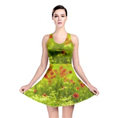 Poppy I Reversible Skater Dress by colorfulartwork