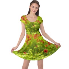 Poppy I Cap Sleeve Dresses by colorfulartwork