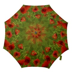 Poppy Ii - Wonderful Summer Feelings Hook Handle Umbrellas (large) by colorfulartwork