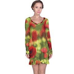 Poppy Vi Long Sleeve Nightdress by colorfulartwork