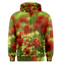 Poppy Vi Men s Zipper Hoodie by colorfulartwork