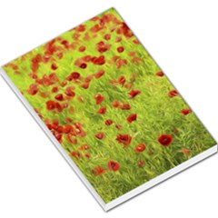 Poppy Viii Large Memo Pads by colorfulartwork