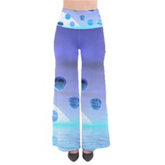 Moonlight Wonder, Abstract Journey To The Unknown Women s Chic Palazzo Pants by DianeClancy