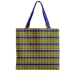 No Vaccine Zipper Grocery Tote Bag