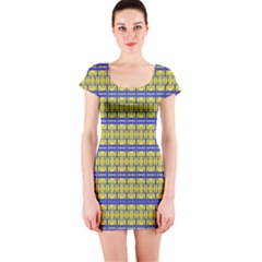 No Vaccine Short Sleeve Bodycon Dress by MRTACPANS