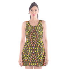 Knotwo Vac Sign Eight Scoop Neck Skater Dress