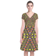 Knotwo Vac Sign Eight Wrap Dress by MRTACPANS