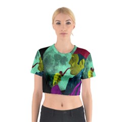 Sherlock Holmes Cotton Crop Top by icarusismartdesigns