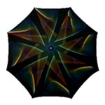 Abstract Rainbow Lily, Colorful Mystical Flower  Golf Umbrellas