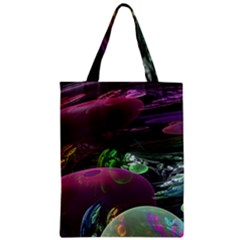 Creation Of The Rainbow Galaxy, Abstract Zipper Classic Tote Bag by DianeClancy