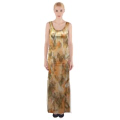 Water Oil Paint                                                       Maxi Thigh Split Dress by LalyLauraFLM