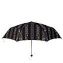 Oriental Floral Stripes Folding Umbrellas View3