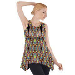 Help One One Two Side Drop Tank Tunic