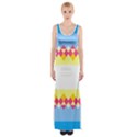 Rhombus and stripes                                                             Maxi Thigh Split Dress View1