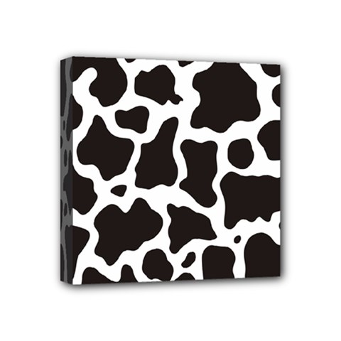 Cow Pattern Mini Canvas 4  X 4 