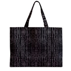 Dark Grunge Texture Zipper Mini Tote Bag by dflcprints