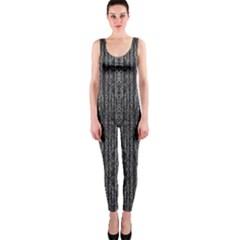 Dark Grunge Texture Onepiece Catsuit by dflcprintsclothing