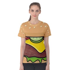 Cheeseburger Women s Cotton Tee