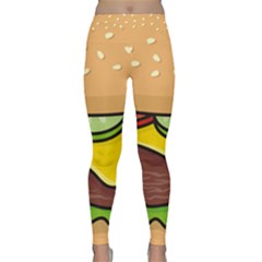 Cheeseburger Yoga Leggings