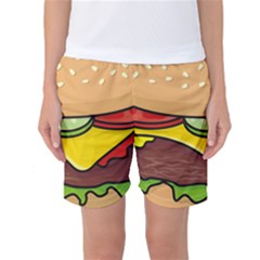 Cheeseburger Women s Basketball Shorts