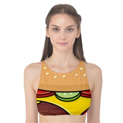 Cheeseburger Tank Bikini Top
