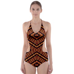 Fire N Flame Cut-out One Piece Swimsuit by MRTACPANS