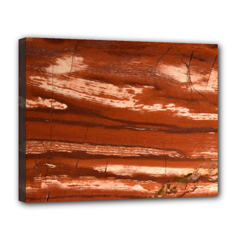 Red Earth Natural Canvas 14  X 11  by UniqueCre8ion