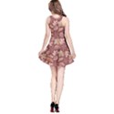Marsala Leaves Pattern Reversible Sleeveless Dress View2