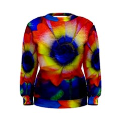 Tie Dye Flower Women s Sweatshirt by MichaelMoriartyPhotography