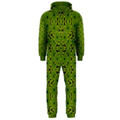 Geometric African Print Hooded Jumpsuit (men)  by dflcprintsclothing