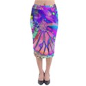 Psychedelic Butterfly Midi Pencil Skirt View1