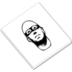 Baldhead Hero Comic Illustration Small Memo Pads by dflcprints