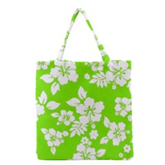 Lime Hawaiian Grocery Tote Bag