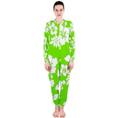 Lime Hawaiian Onepiece Jumpsuit (ladies) 