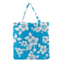 Light Blue Hawaiian Grocery Tote Bag View1