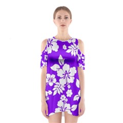 Violet Hawaiian Cutout Shoulder Dress by AlohaStore