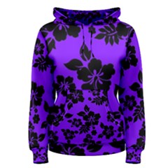 Violet Dark Hawaiian Women s Pullover Hoodie