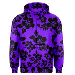 Violet Dark Hawaiian Men s Zipper Hoodie