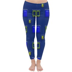 3d Rectangles                                                                      Winter Leggings