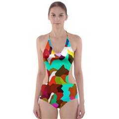 Classic New York Cty1378 Cut-out One Piece Swimsuit