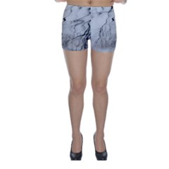 Tree Reflection Skinny Shorts