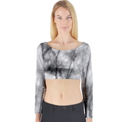 Impressions Long Sleeve Crop Top by RoseanneJonesPhotography